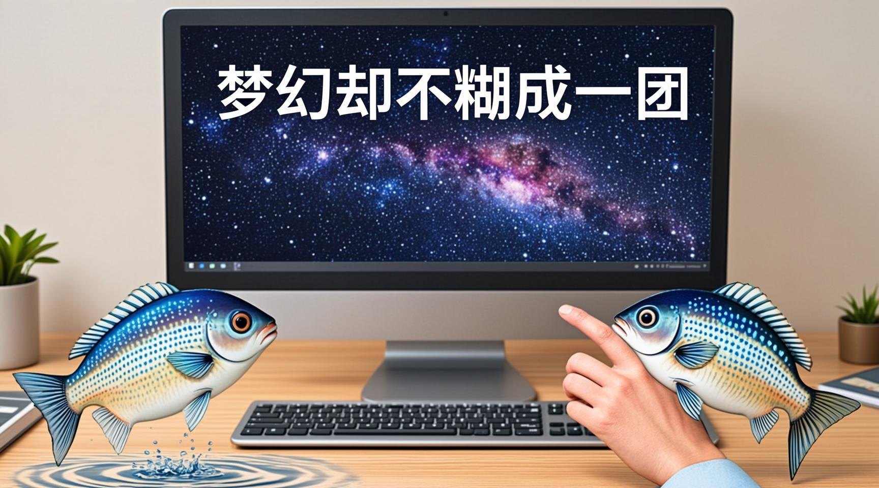 双鱼座水彩星座图：梦幻但不糊成一团的选图要点